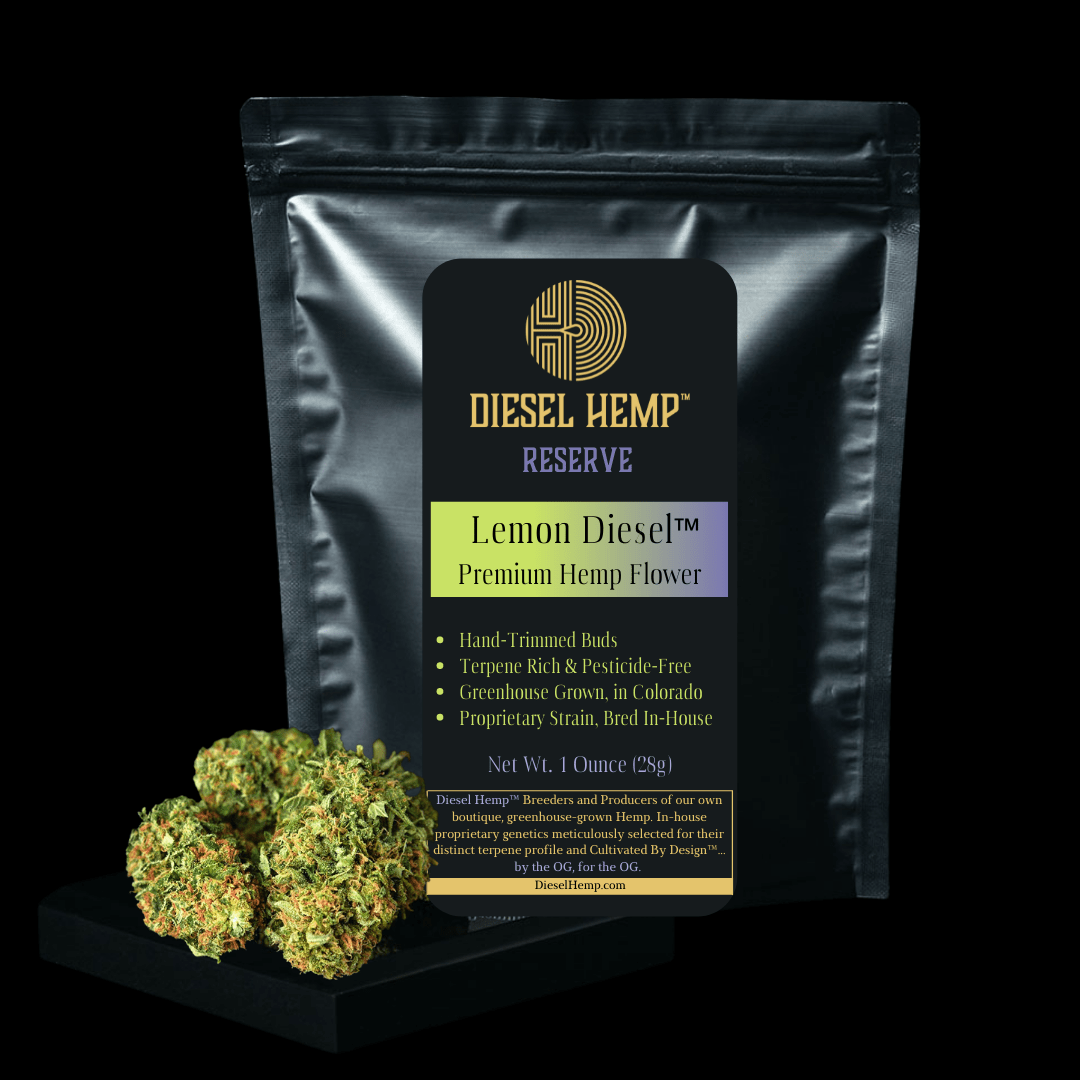 Lemon Diesel™ CBD Flower - 1 Ounce Bag - Diesel Hemp™